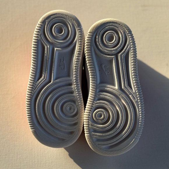 Nike Force 1 '18 (TD) Lace-Up Red Leather Trainers 905220 609 Sneakers Toddler - Picture 6 of 8